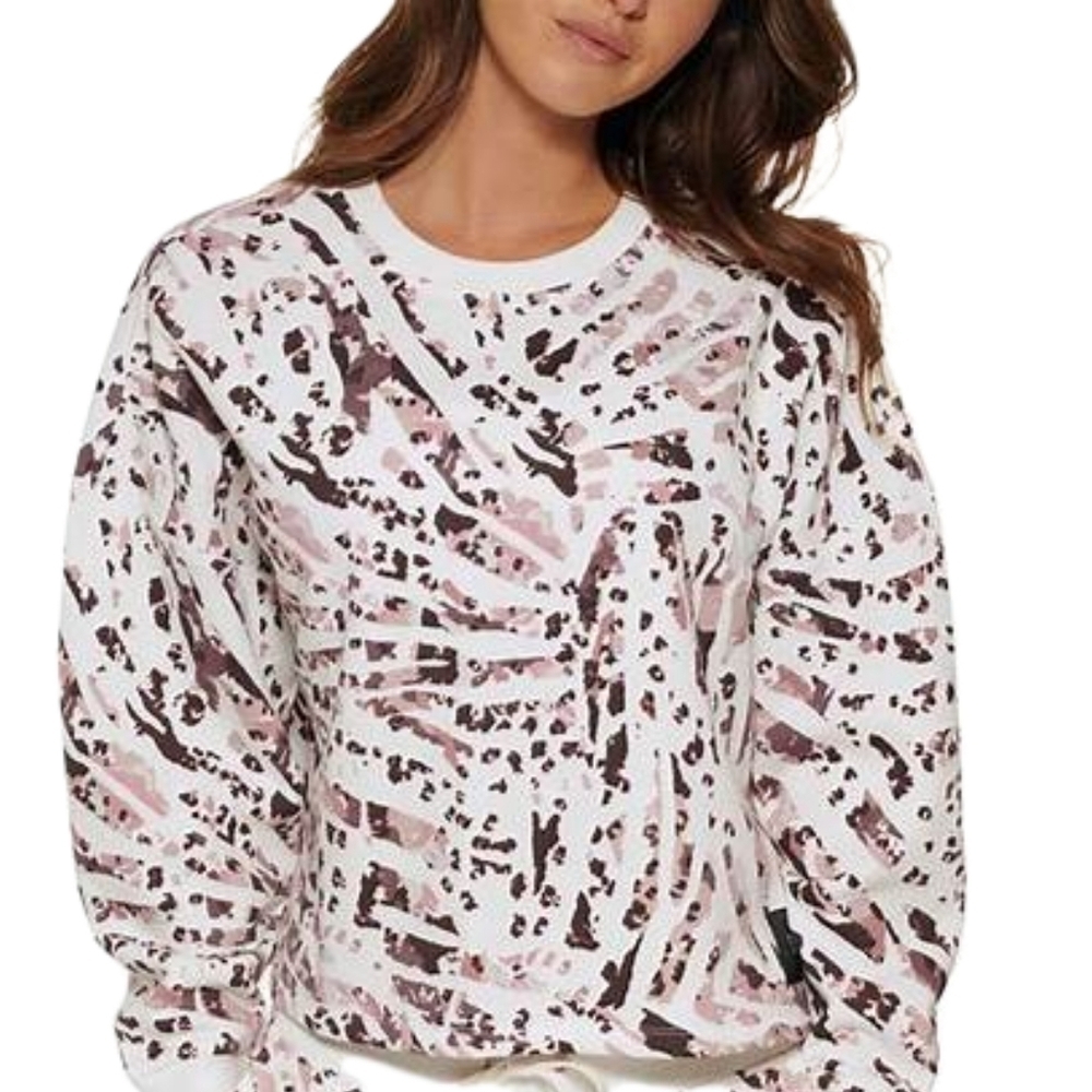 calvin klein performance Womens printed Crop Pullover Top, Size XS